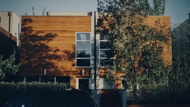 A modern house exterior